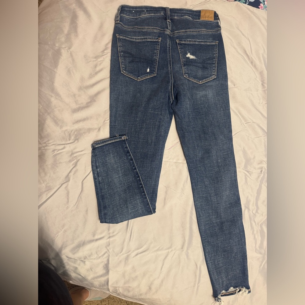 American Eagle Outfitters High Rise Blue Jeans